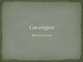 Gas engine