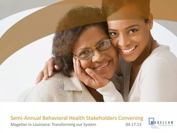 semi annual behavioral health stakeholders convening