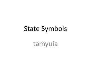 State Symbols