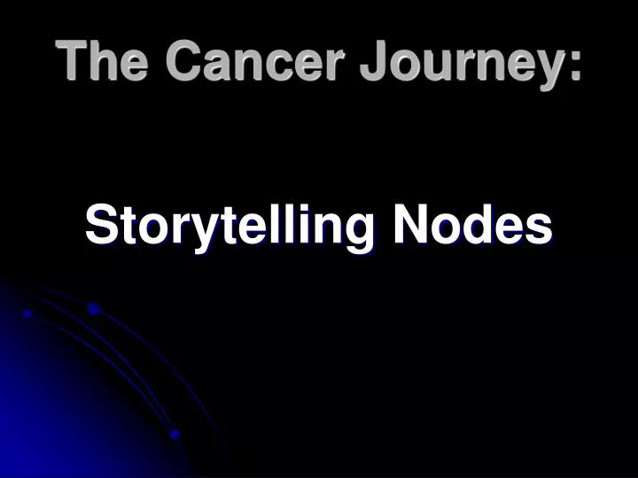 the cancer journey