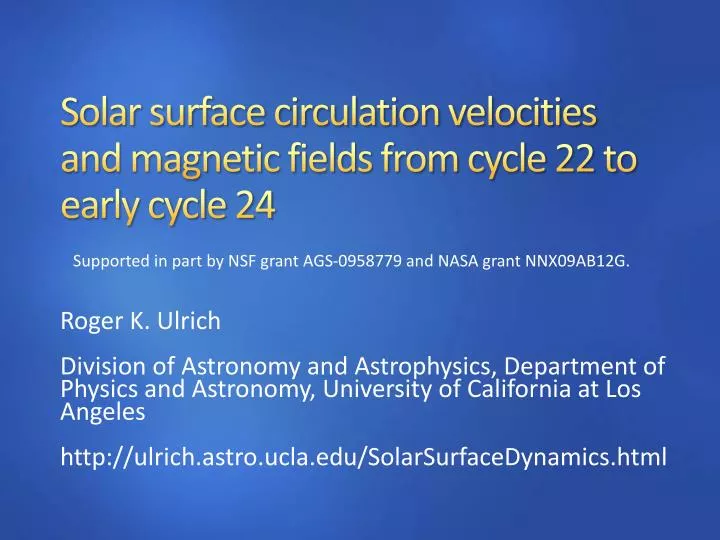 solar surface circulation velocities and magnetic fields from cycle 22 to early cycle 24