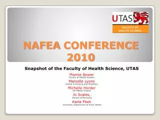 NAFEA CONFERENCE 2010