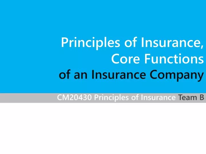 cm20430 principles of insurance team b