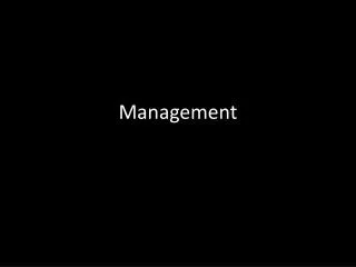 Management