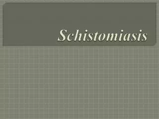 Schistomiasis