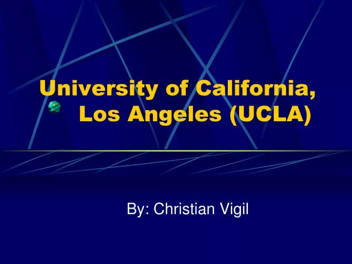 university of california los angeles ucla