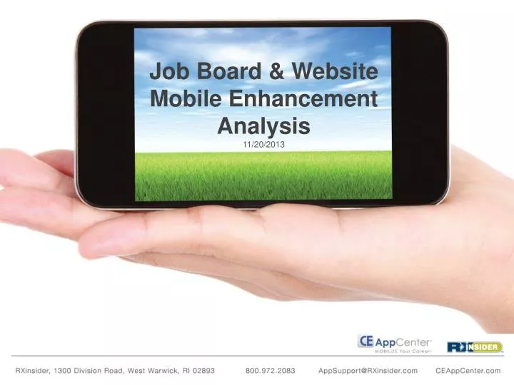 job board website mobile enhancement analysis 11 20 2013