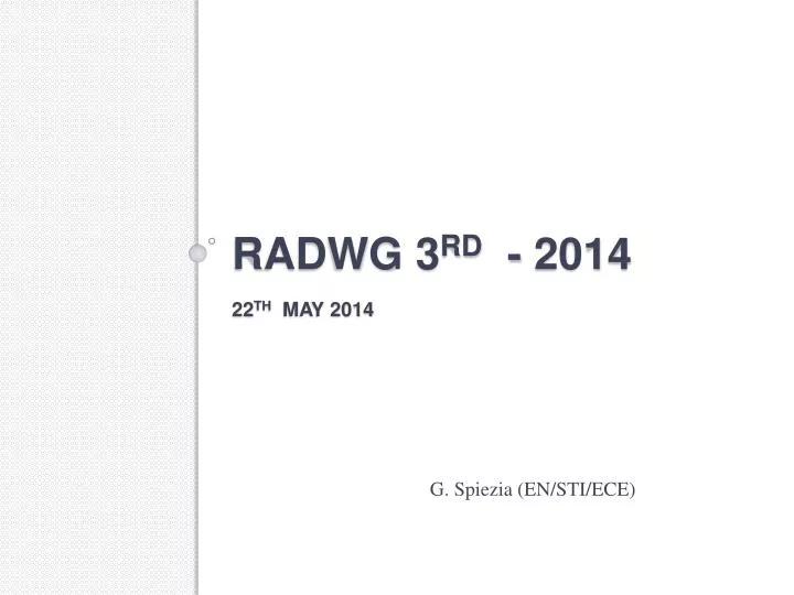 radwg 3 rd 2014 22 th may 2014