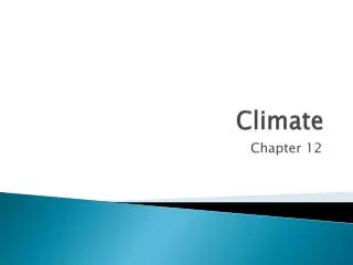 Climate