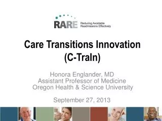 Care Transitions Innovation (C- TraIn )