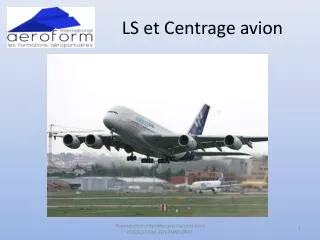 ls et centrage avion