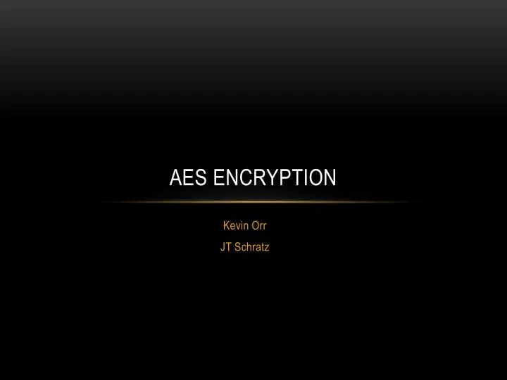 aes encryption