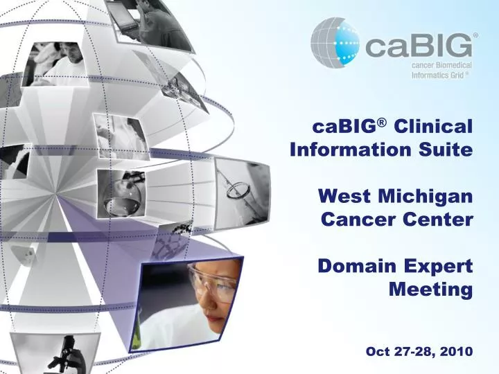 cabig clinical information suite west michigan cancer center domain expert meeting oct 27 28 2010