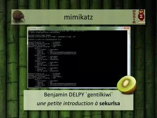mimikatz