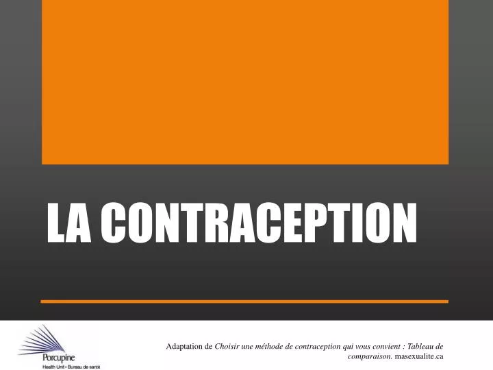la contraception