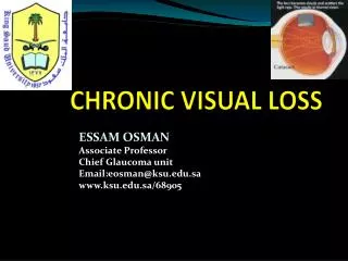 CHRONIC VISUAL LOSS