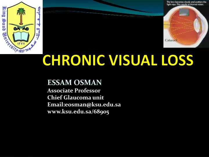 chronic visual loss