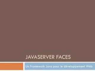 javaserver faces