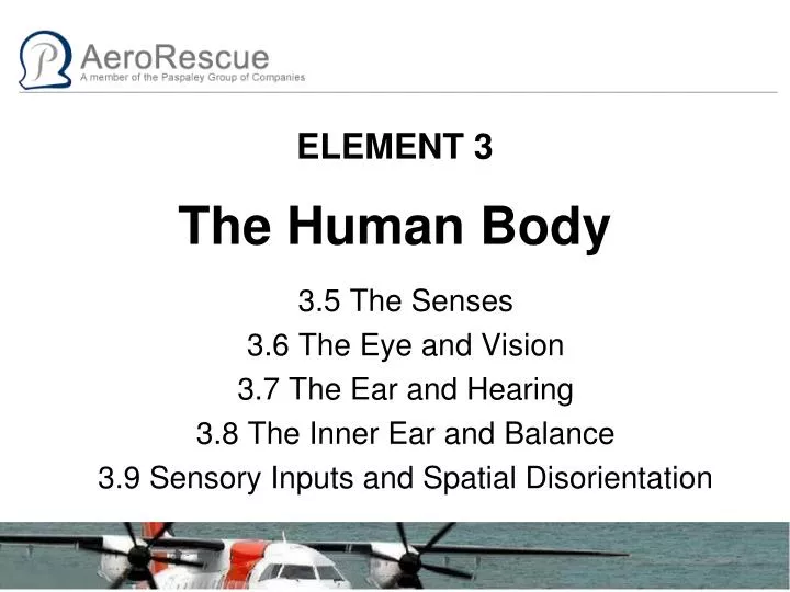 element 3 the human body