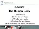 ELEMENT 3 The Human Body - slide 1
