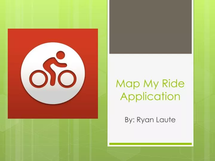 map my ride application