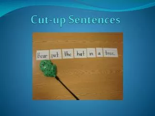 Cut-up Sentences