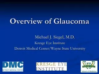 Overview of Glaucoma
