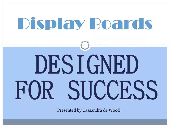 display boards