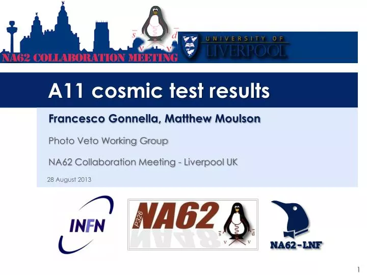 a11 cosmic test results