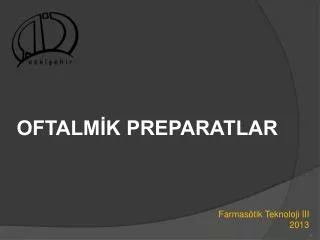 oftalm k preparatlar