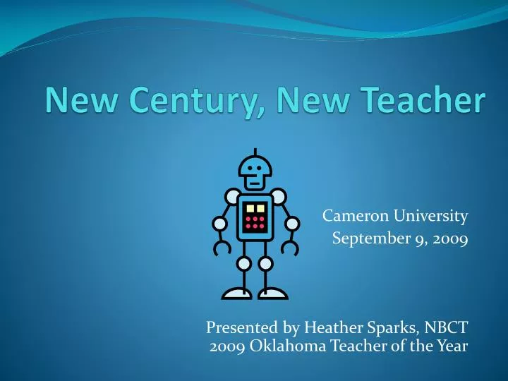 new century new teacher