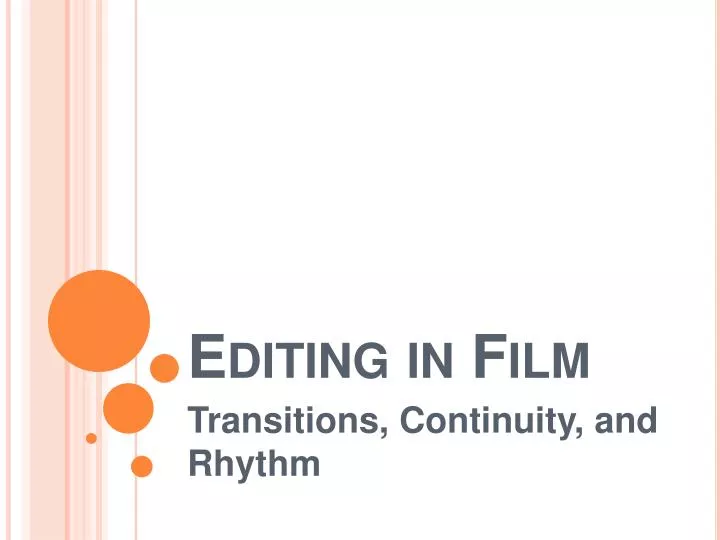 editing in film