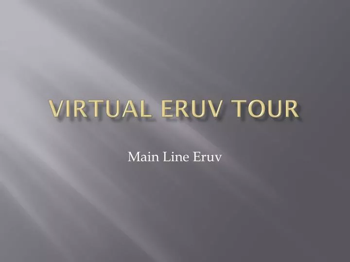 virtual eruv tour