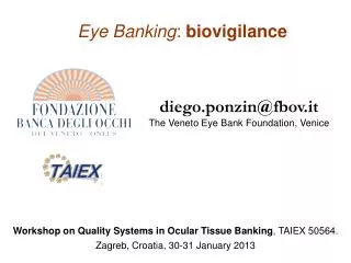 Eye Banking : biovigilance