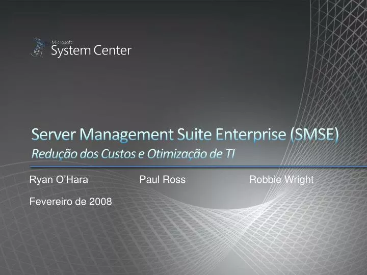 server management suite enterprise smse redu o dos custos e otimiza o de ti
