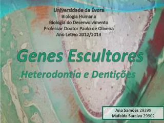 genes escultores