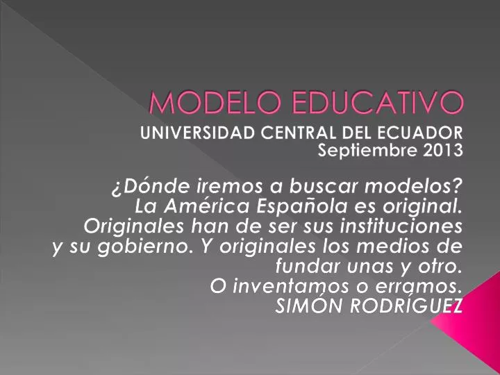 modelo educativo