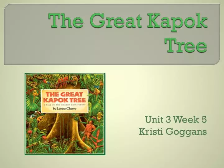 the great kapok tree