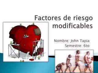 factores de riesgo modificables