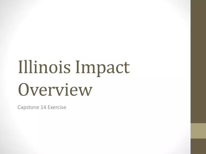 illinois impact overview