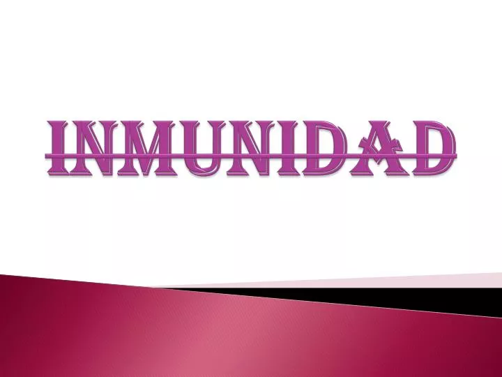 inmunidad