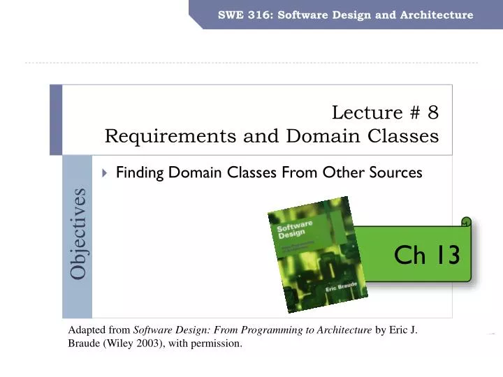 swe 316 software design and architecture