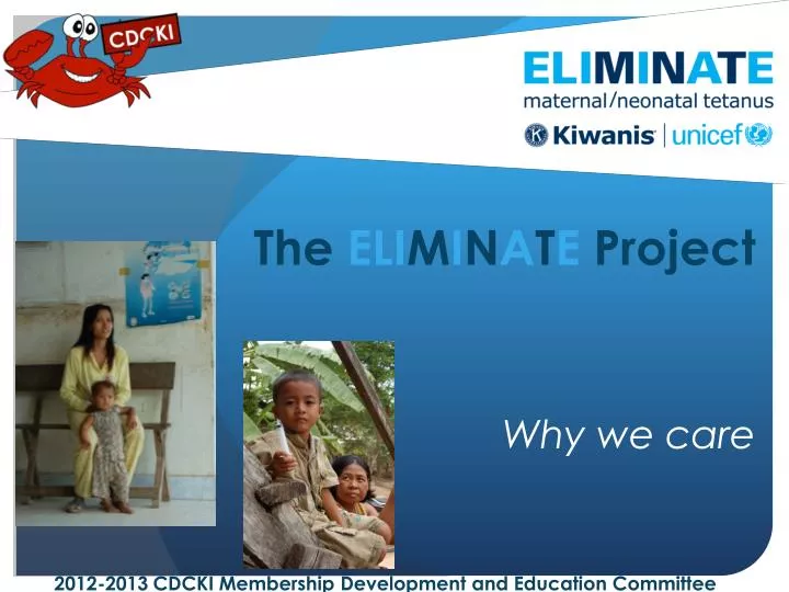 the eli m i n a t e project