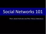 Social Networks 101 - slide 1