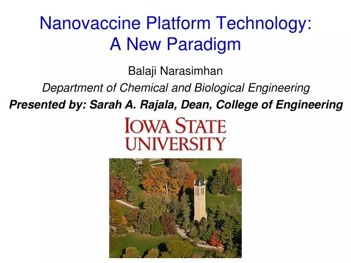 nanovaccine platform technology a new paradigm