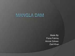 Mangla Dam