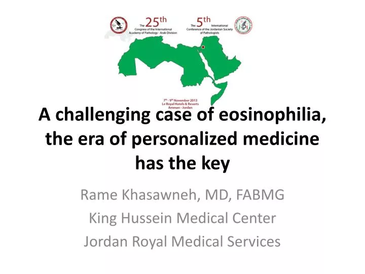 a challenging case of eosinophilia the era of personalized medicine has the key