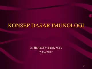 konsep dasar imunologi