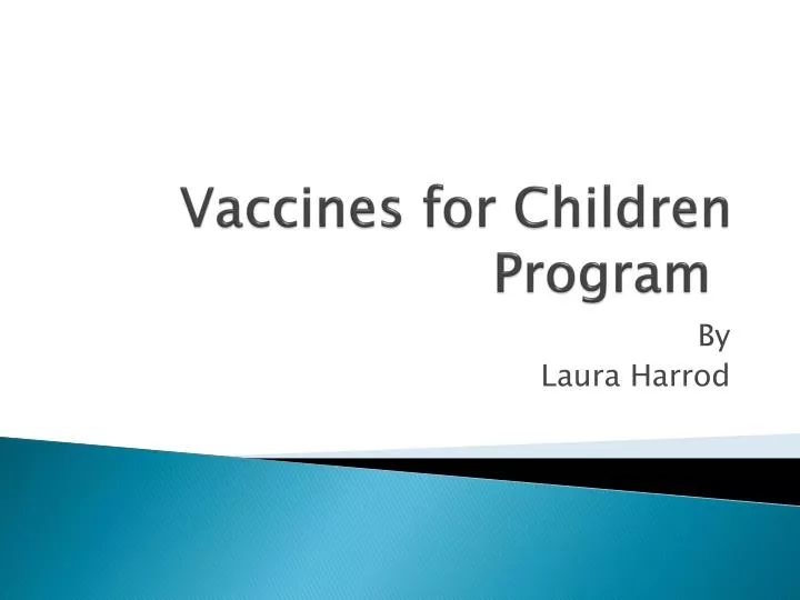 vaccines for children program