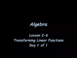 algebra